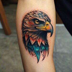 american bald eagle tattoo design