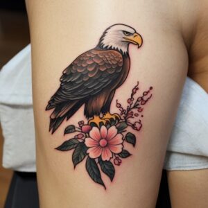 american flag and eagle tattoo designs