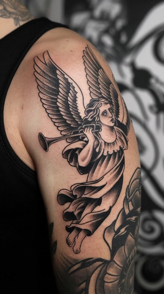 angel gabriel tattoo