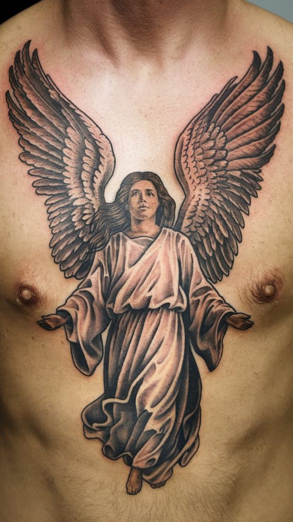 angel tattoos for men