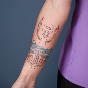 angel tattoos for women