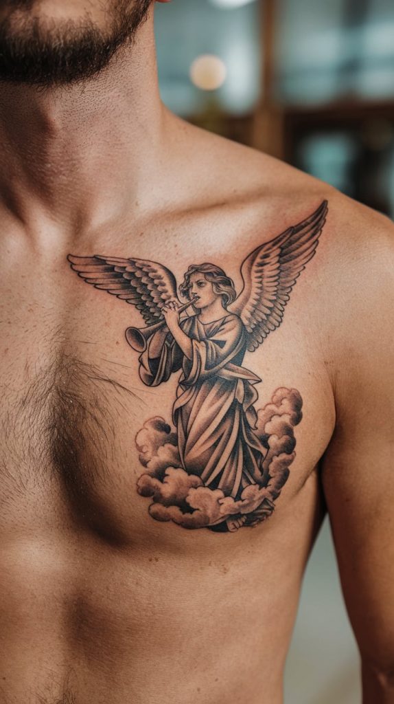 angel wings tattoo