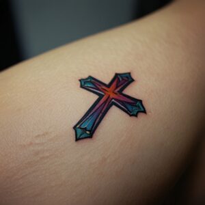 basic cross tattoo designs