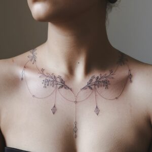 Chest tattoos for girls