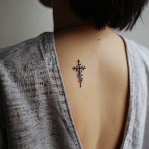 cross and tribal tattoo designs