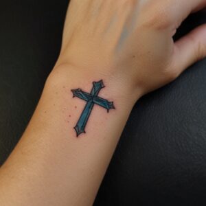 cross tattoo designs female