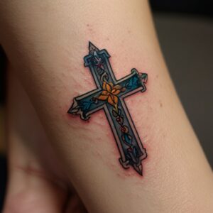 cross tattoo designs for women