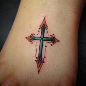 cross tattoos tribal designs