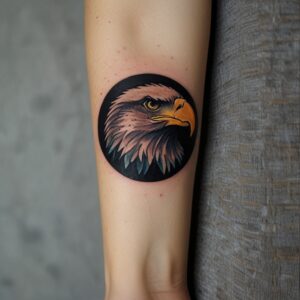 eagle and flag tattoos designs