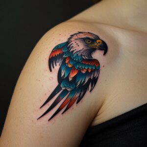 eagle head tattoo design