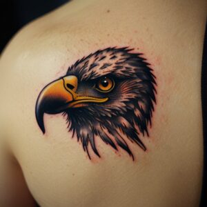 eagle in flight tattoo designs