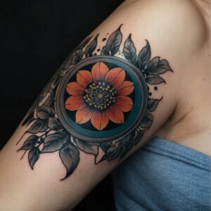 flower simple tattoo designs