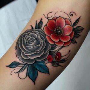 flower tattoo design