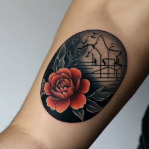 flower tattoo designs male