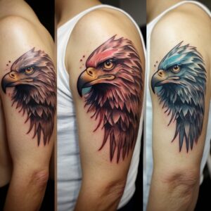 flying eagle tattoo designs