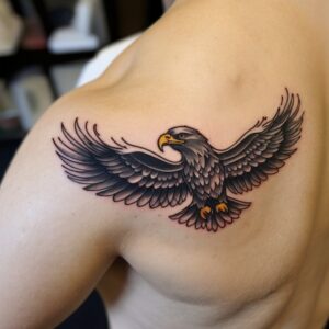 golden eagle tattoo designs