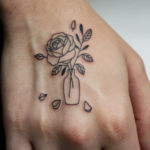 heart tattoos for girls on hand