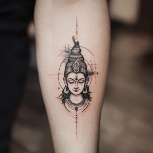 lord shiva angry tattoo