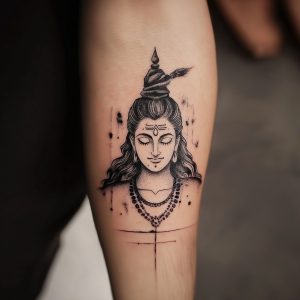 lord shiva trishul tattoo