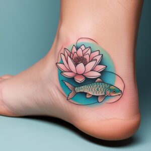 lotus and koi fish tattoo meaning