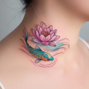 lotus koi fish tattoo meaning