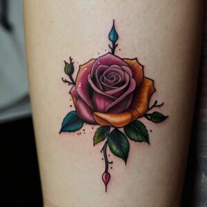 rose tattoo design