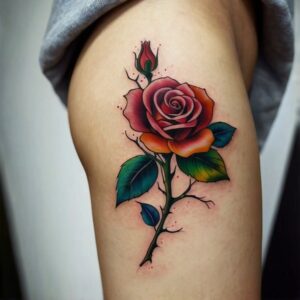 rose tattoo designs men