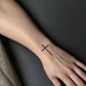 simple celtic cross tattoo