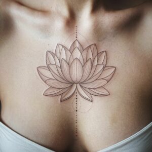 simple chest tattoos for girls