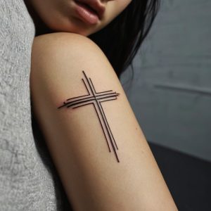 simple cross tattoo designs