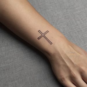 simple cross tattoos