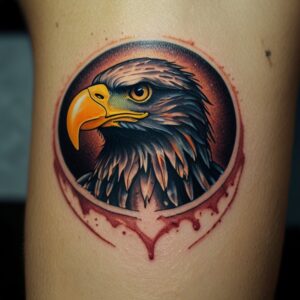 simple eagle tattoo design