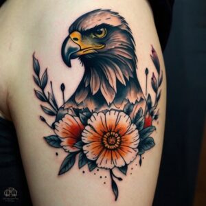 simple eagle tattoo designs