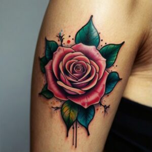 tattoo rose design for men