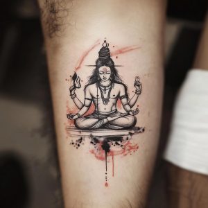 trishul shiva tattoo