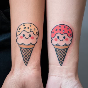 unique best friend tattoos