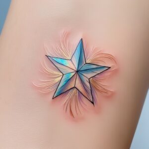 3 star tattoo designs on hand