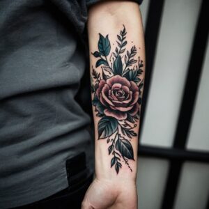 Flower Tattoos for Passionate Men