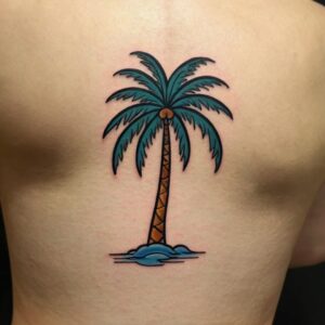 beach tattoo meaning palm tree