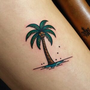 beach tattoo meaning palm tree tattoo ideas for women