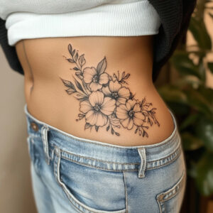 belly tattoo design