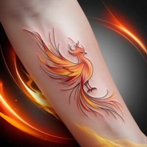 black phoenix tattoo designs