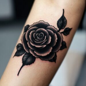 black rose tattoo ideas