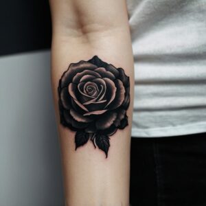 black rose tattoo pictures