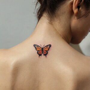 butterfly and tattoo