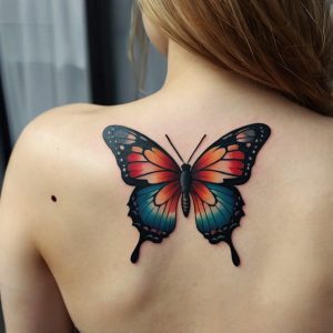 Butterfly tattoo for girls