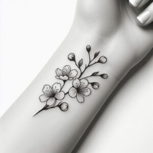 cherry blossom japanese tattoo designs