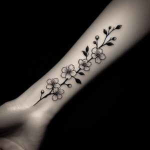 cherry blossom tree tattoo designs