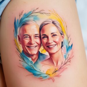 classy mom and dad tattoo designs for wrists