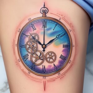 clock tattoos designs